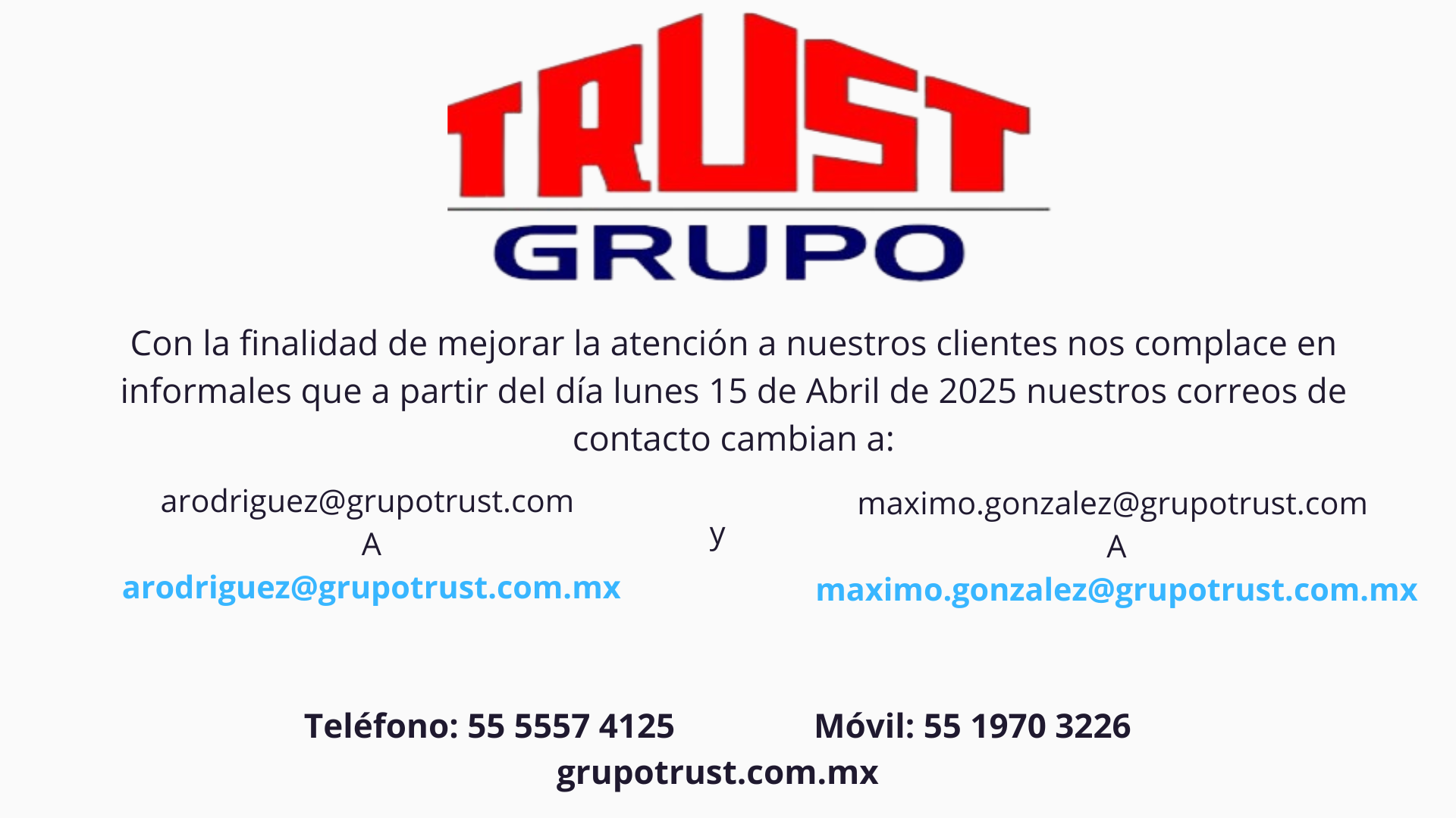 Grupo Trust - Nos estamos renovando